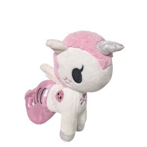 Aurora Tokidoki Mermicorno Jelly Star Plush Pink White 7.5"